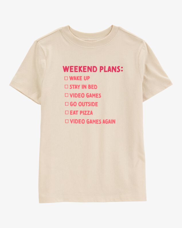 Product image 1 of Boys Weekend Plans Short-Sleeve Graphic Tee