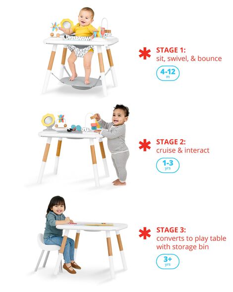  Product image 3 of Baby Discoverosity Montessori-Inspired 3-Stage Activity Center & Play Table