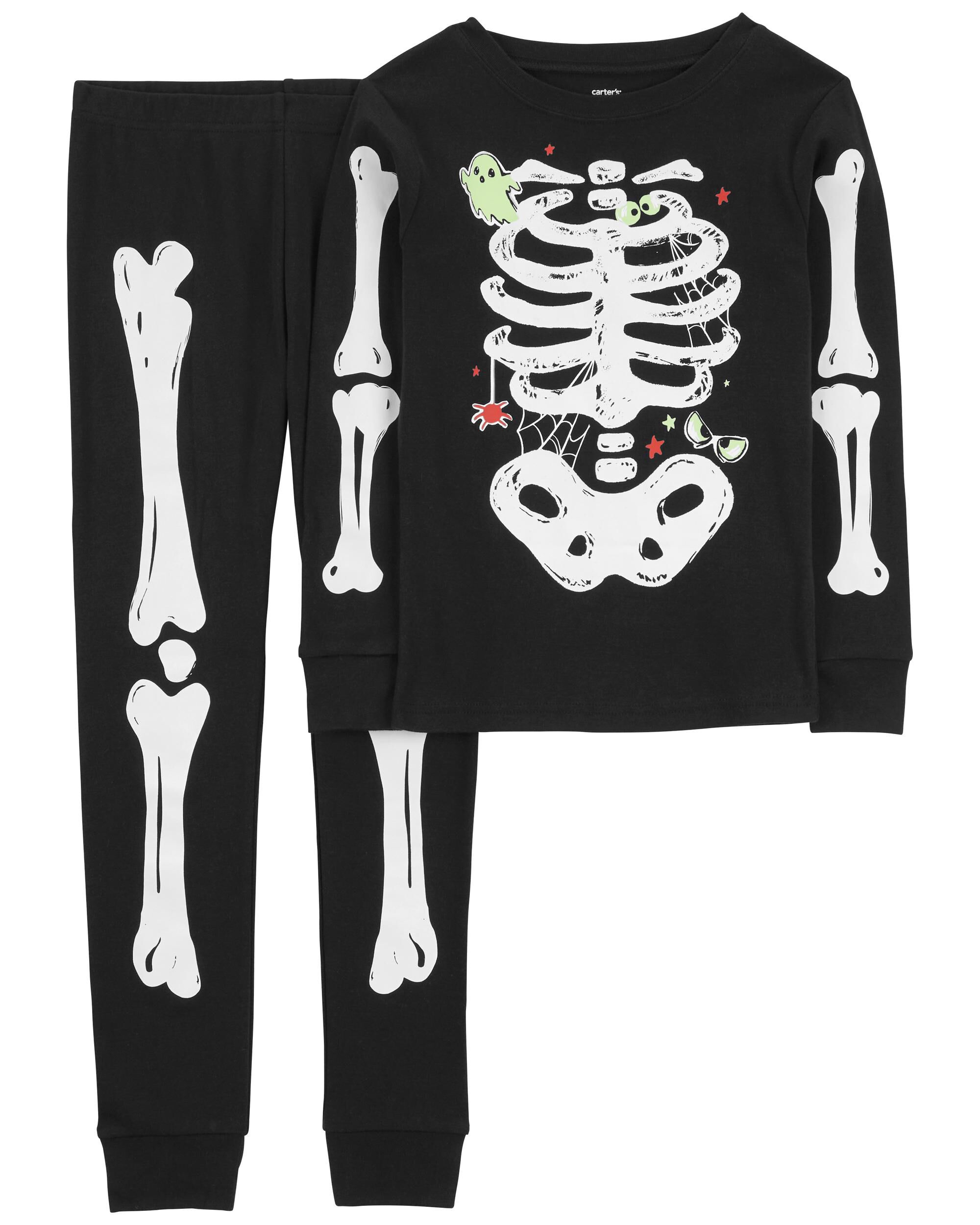 Boys skeleton pyjamas new arrivals
