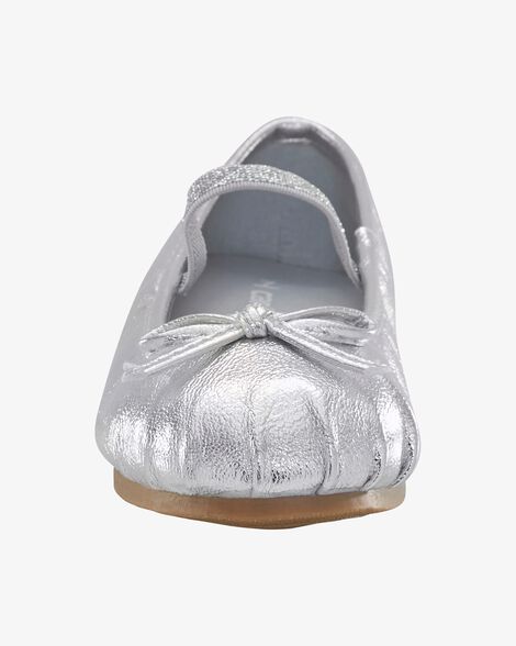  Product image 3 of Toddler Ballet Slippers - Silver
