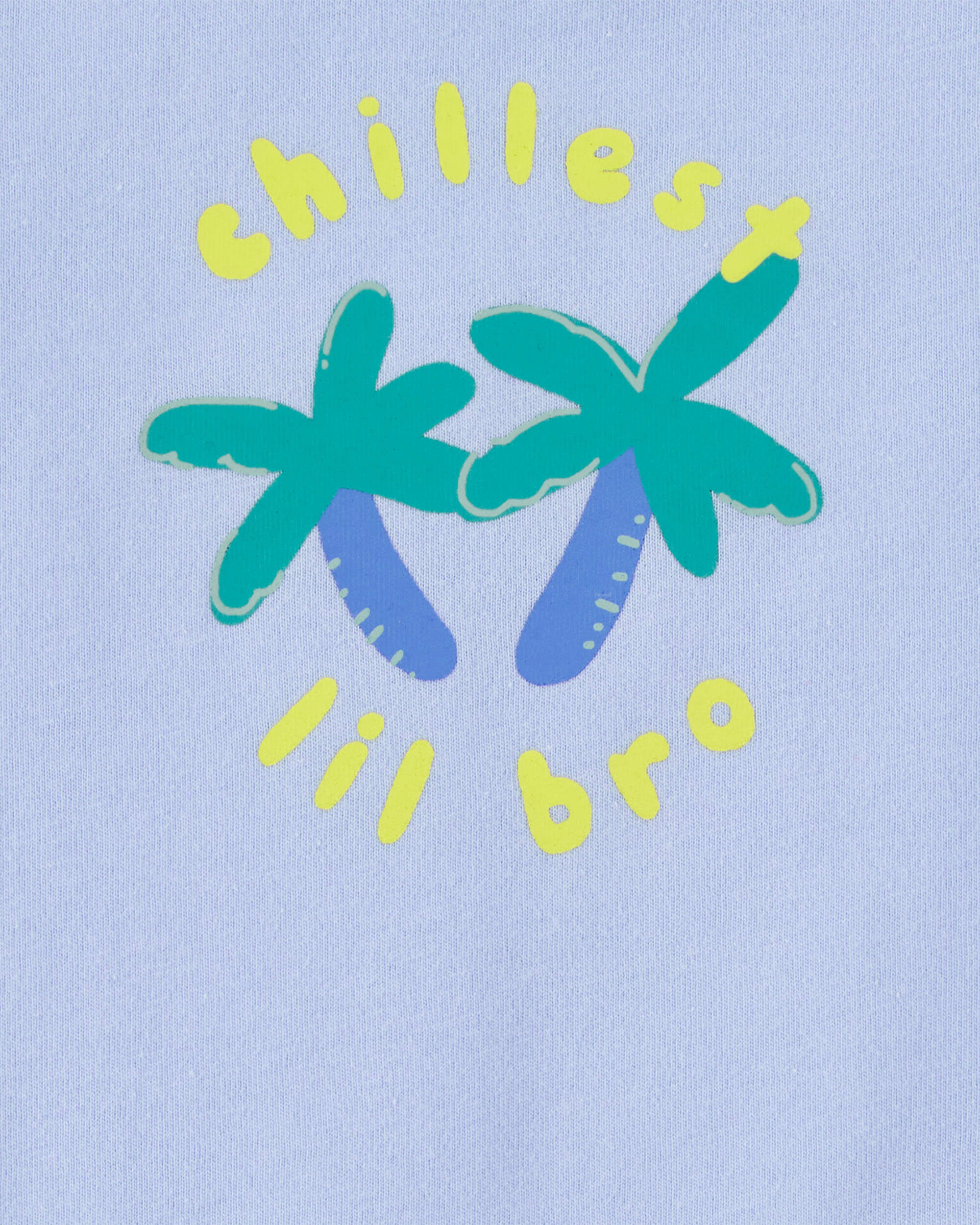 Baby Chillest Lil Bro Sleeveless Bodysuit - Blue