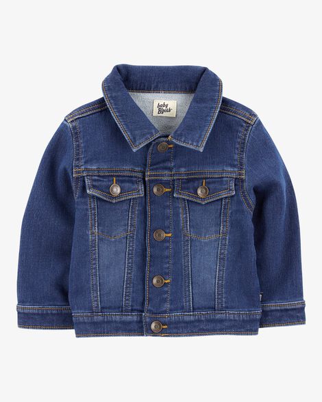  Product image 1 of Baby Classic Knit-Like Denim Jacket