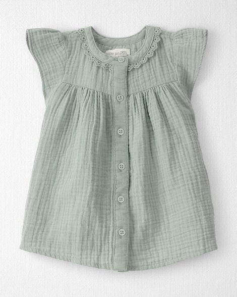 Baby Girl Organic Cotton Gauze Dress