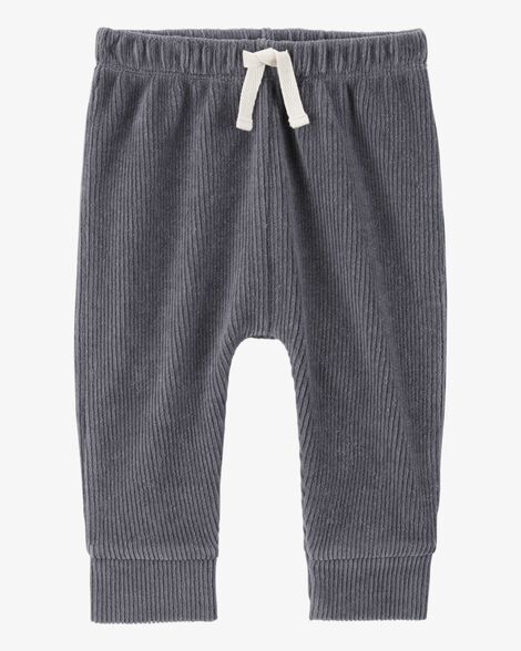  Product image 1 of Baby Pull-On Ribbed Velour Pants