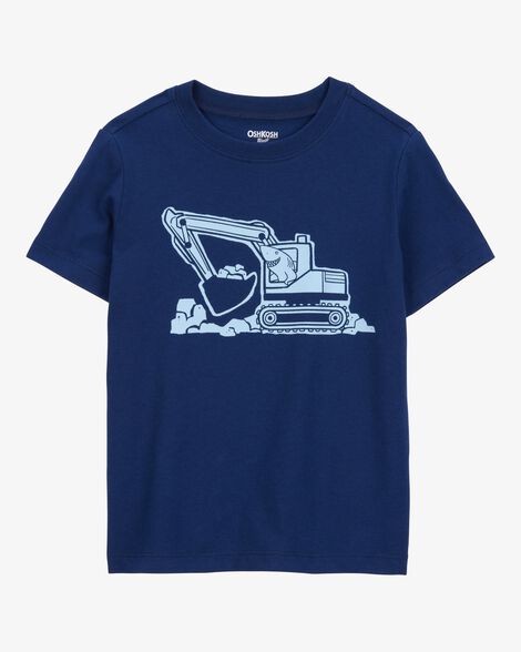  Product image 1 of Toddler Construction Short-Sleeve Graphic Tee - Navy