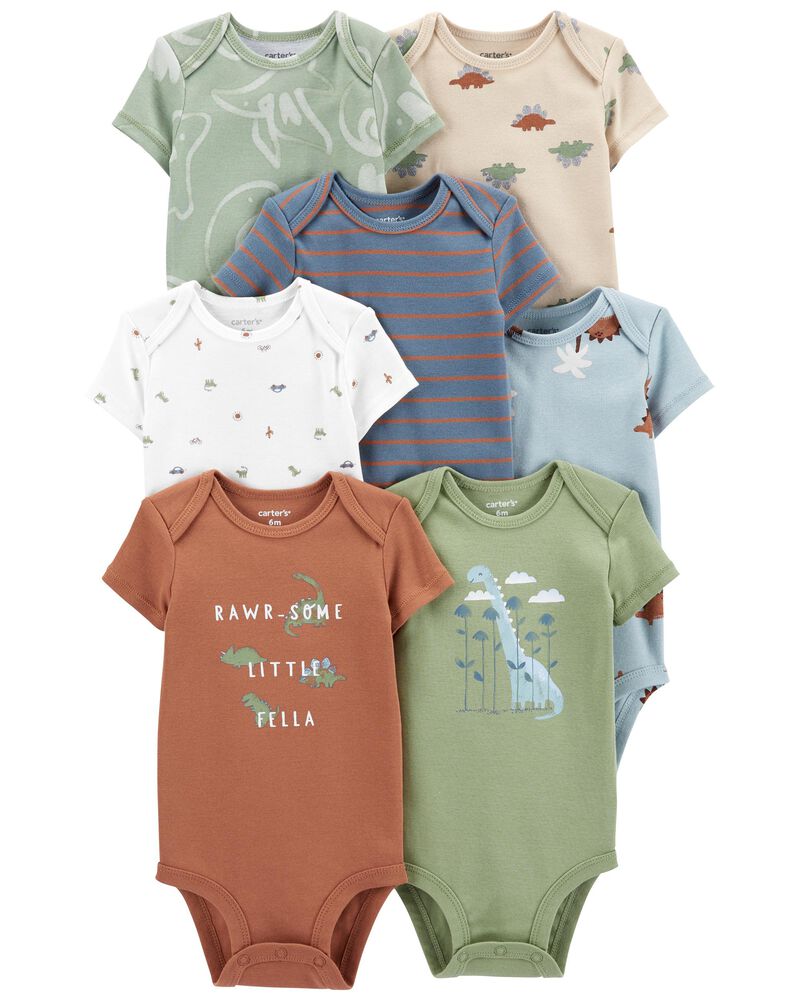 Baby Multi 7-Pack Short-Sleeve Original Bodysuits | carters.com