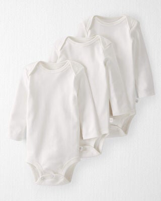 Product image 1 of Baby 3-Pack Organic Cotton Bodysuits