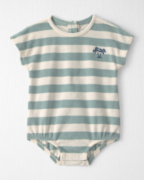 Baby Terry Bubble Made with Organic Cotton in Stripes