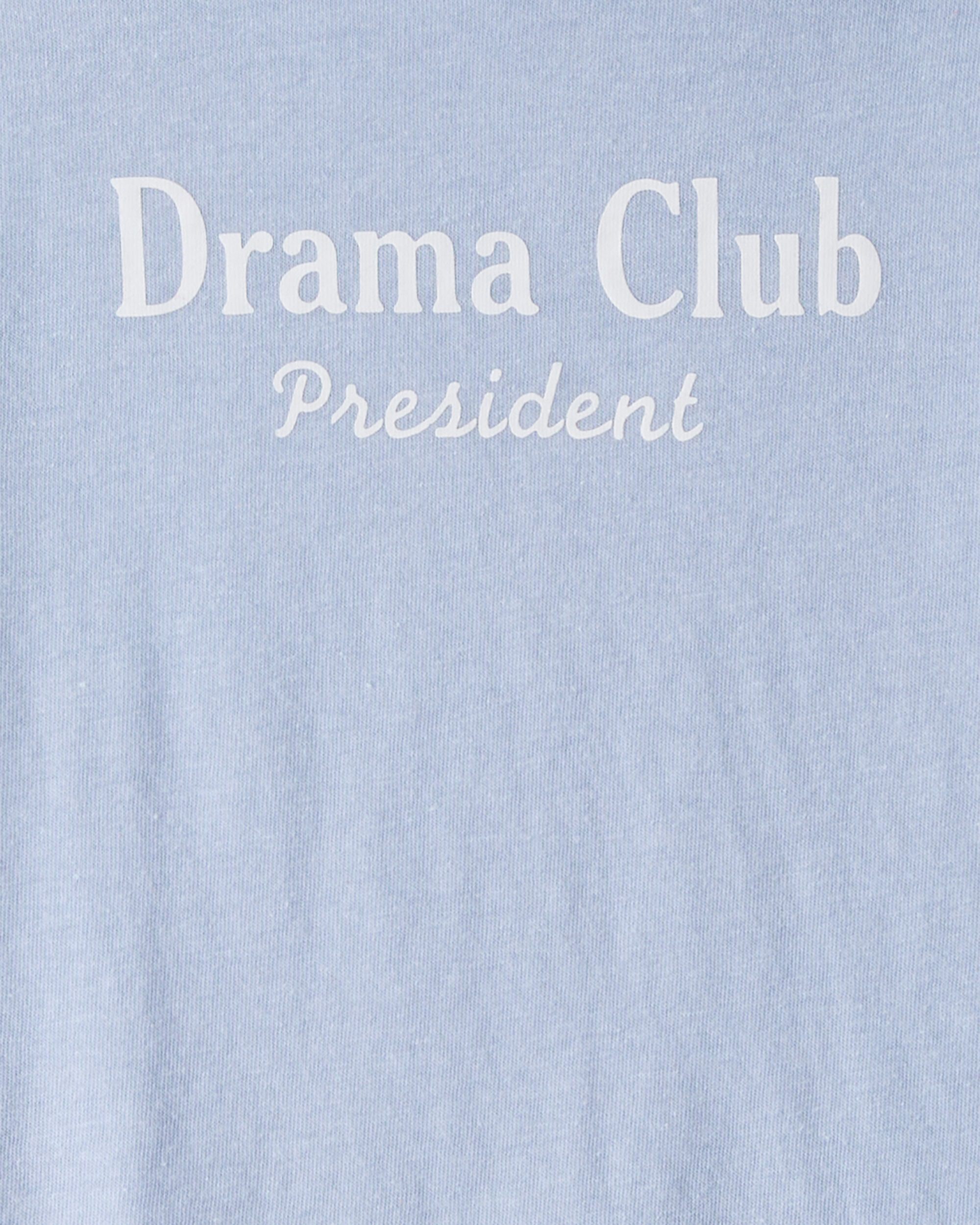 Girls Drama Club Long-Sleeve Graphic Tee - Blue