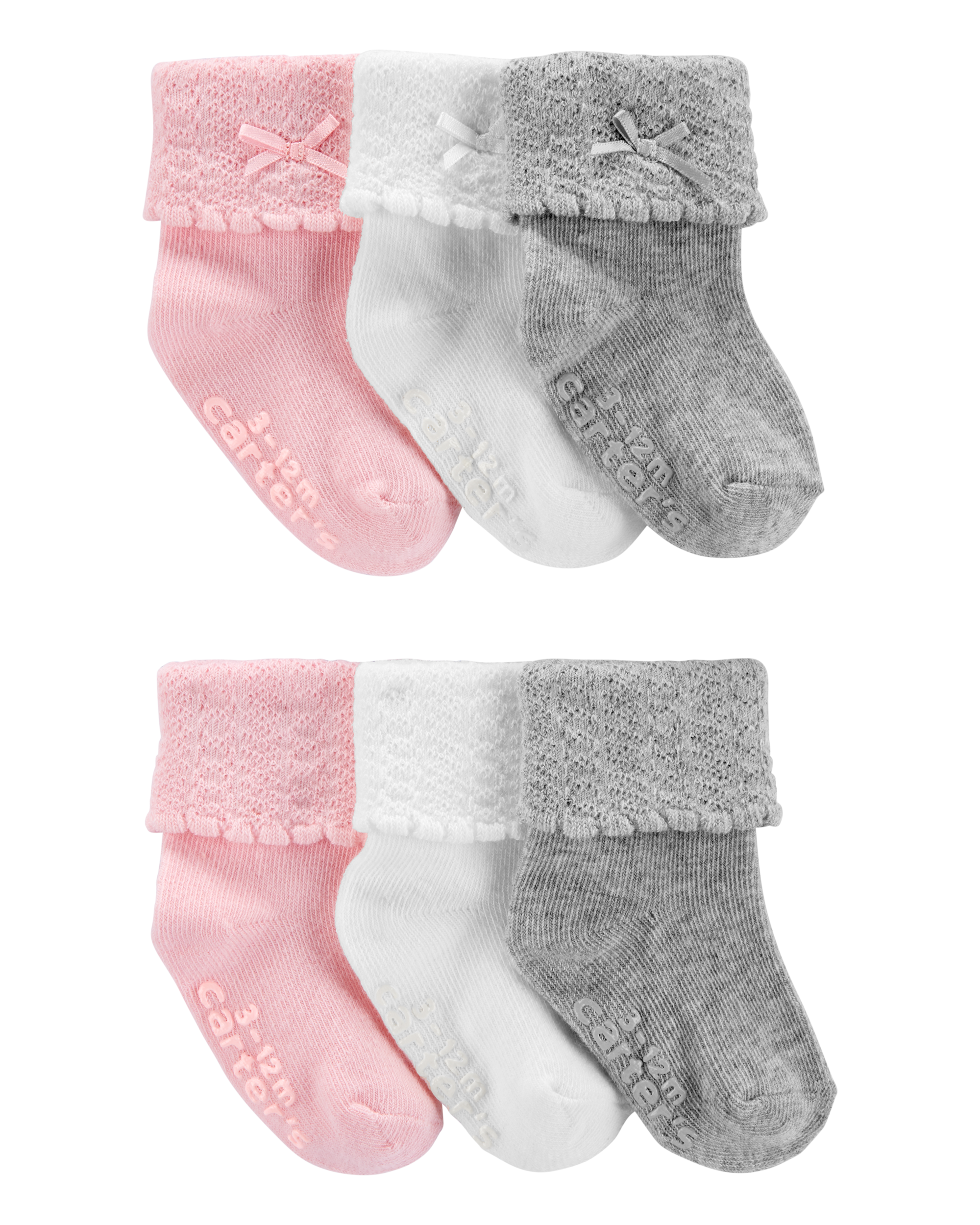 Baby 6-Pack Crew Booties