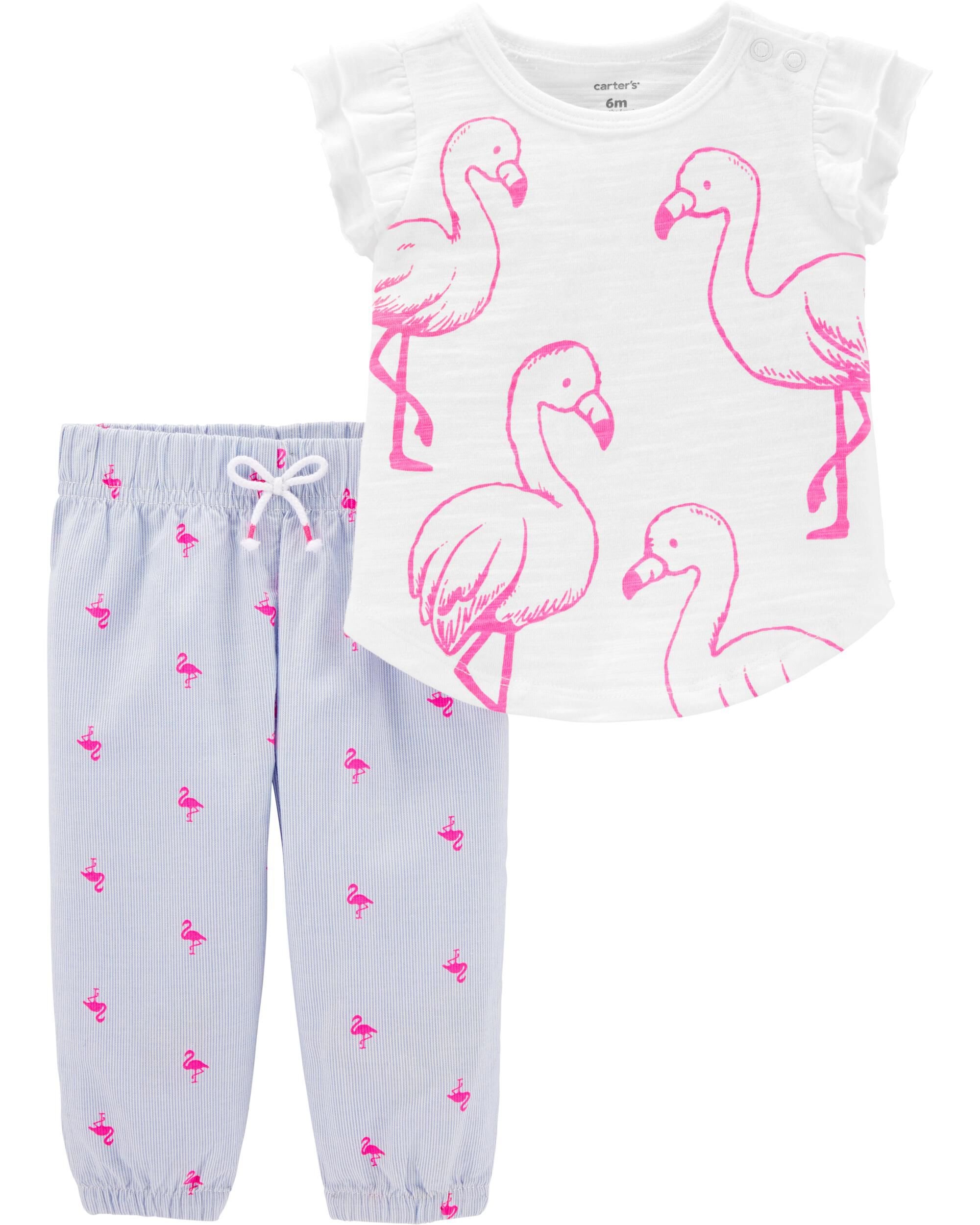 carter's flamingo outfit