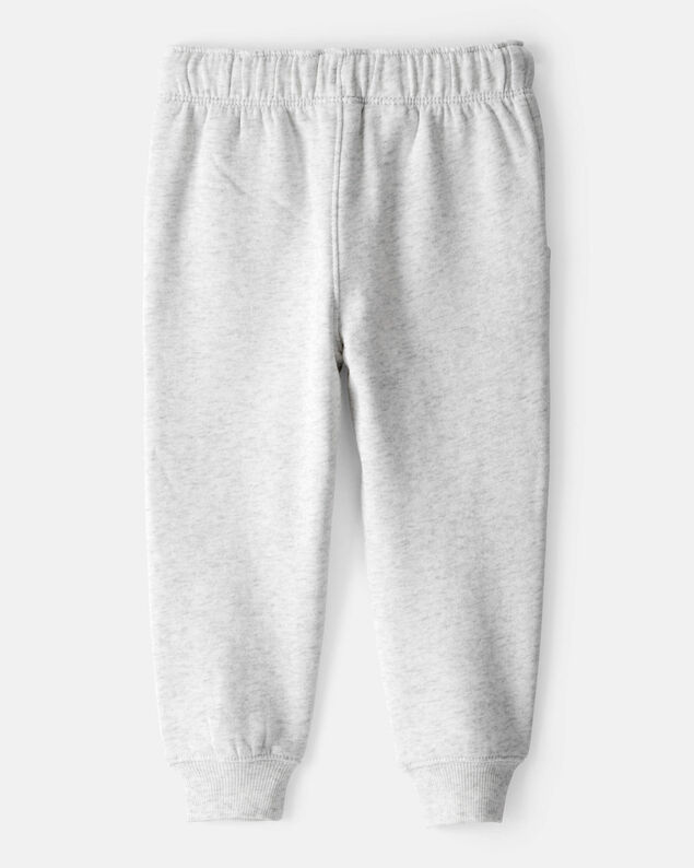 Product image 2 of Toddler Boy Solid Fleece Cotton Jogger - Grey