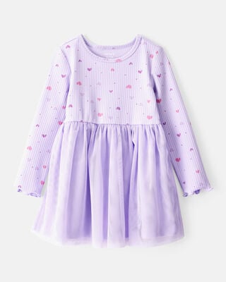 Toddler Disney Princess Long-Sleeve Tutu Dress