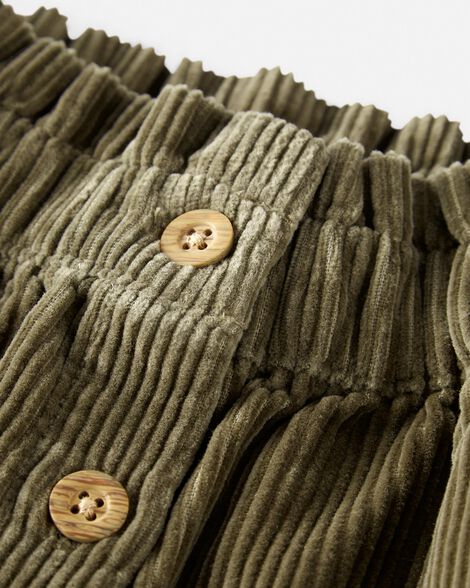  Product image 2 of Toddler Organic Cotton Corduroy Button-Front Skirt