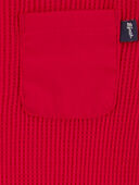 Red - Baby B'Jolly Waffle Knit Jumpsuit, Selected