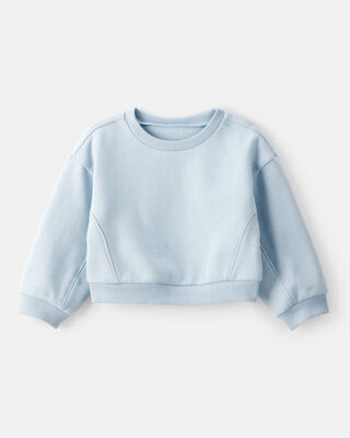 Product image 1 of Baby Girl Long-Sleeve Pullover Sweatshirt - Blue