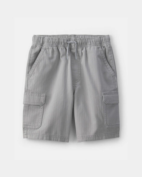 Boys Cargo Shorts - Grey