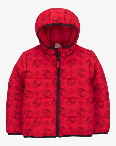  Product image 1 of Kid Spider-Man Puffer Jacket - Red