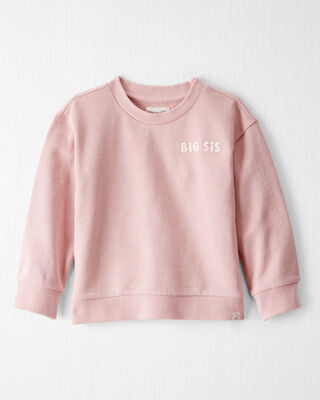 Product image 1 of Toddler Organic Cotton Big Sis Pullover
