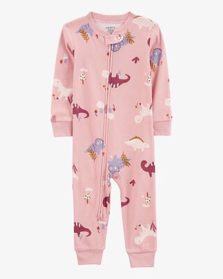 Product image 1 of Toddler 1-Piece Dino 100% Snug Fit Cotton Footless Pajamas