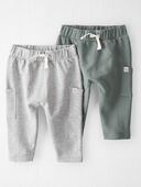 Multi - Baby 2-Pack Organic Cotton Pants, Selected