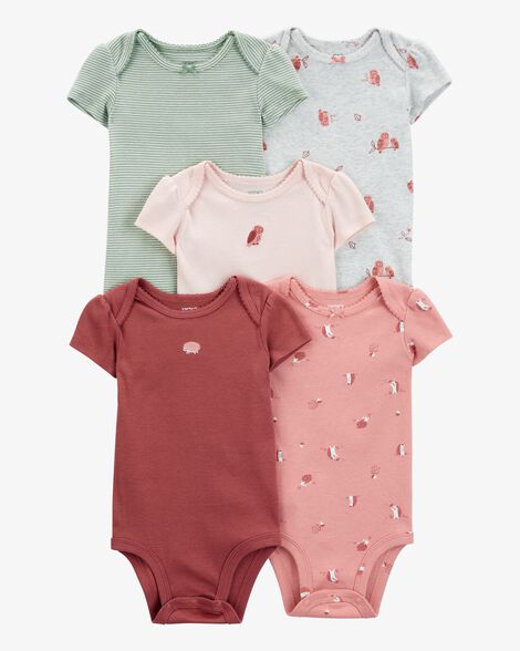 Product image 1 of Baby 5-Pack Animal Print Original Bodysuits