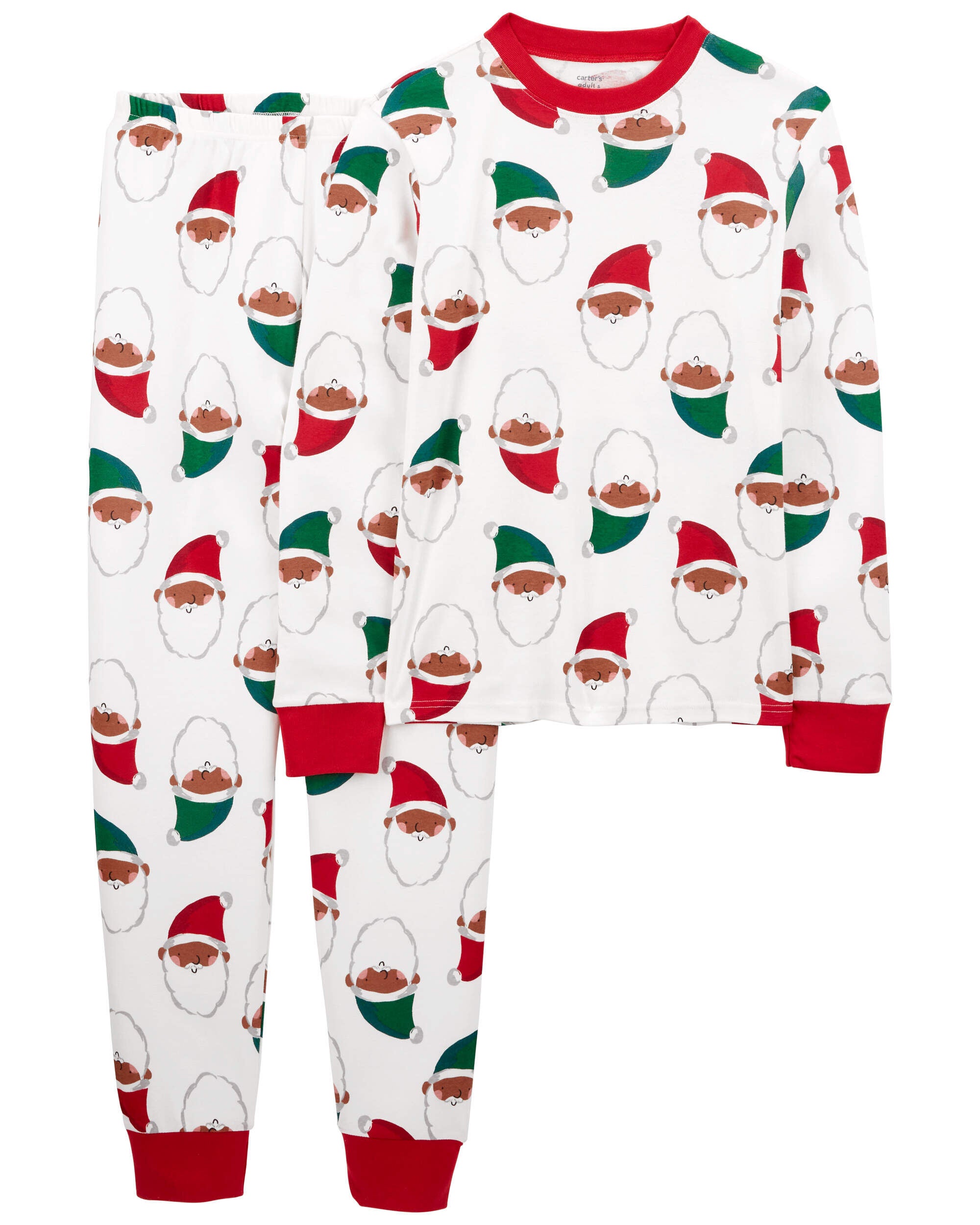 Adult 2 Piece Santa 100 Snug Fit Cotton Pajamas Carter s Carter s