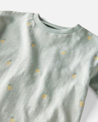 Product image 2 of Baby Organic Cotton Pineapple-Print Tee