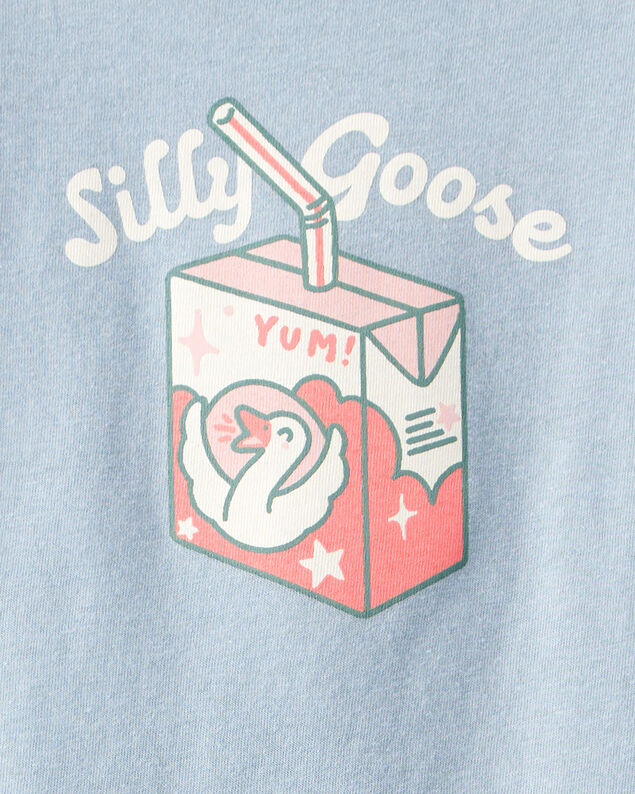 Product image 2 of Toddler Girl Silly Goose Long-Sleeve Graphic Tee - Blue