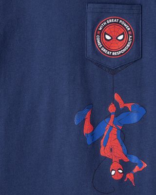 Product image 2 of Kid Marvel™ Spider-Man Short-Sleeve Graphic Tee - Blue