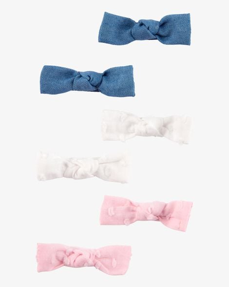 Product image 1 of Baby 6-Pack Bow Hair Clips
