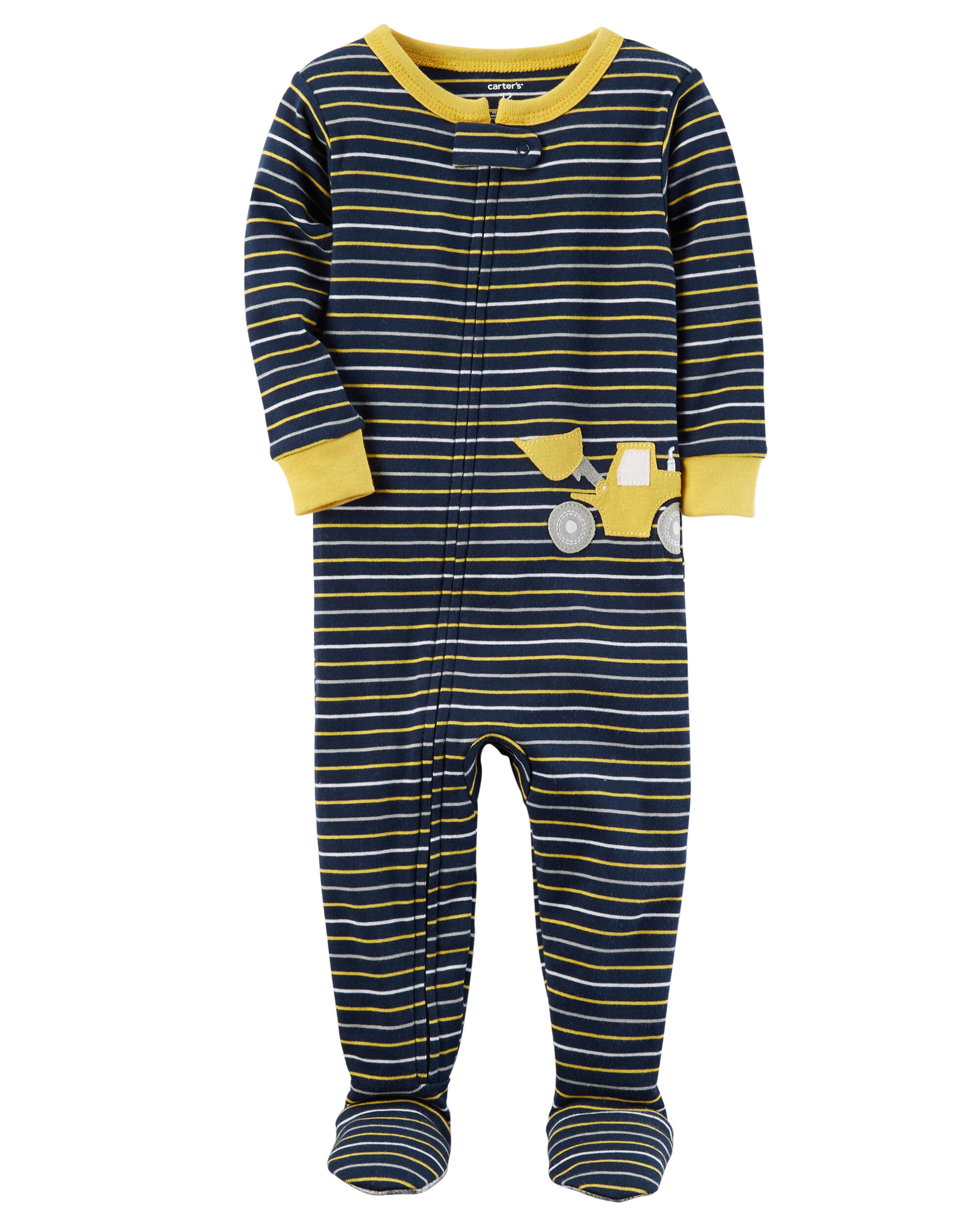 carter's construction pajamas