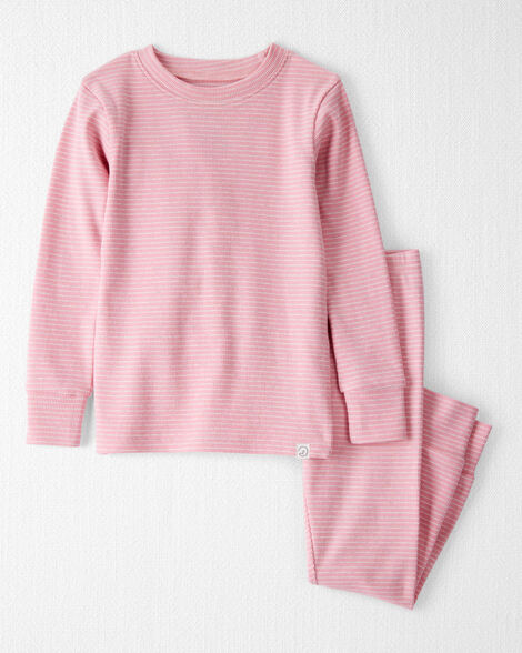 Toddler Organic Cotton Pajamas in Stripes