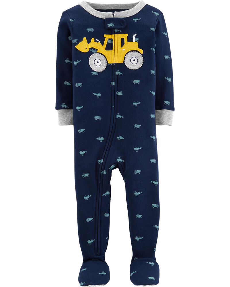 1 Piece Construction Snug Fit Cotton Footie Pjs Carters Com