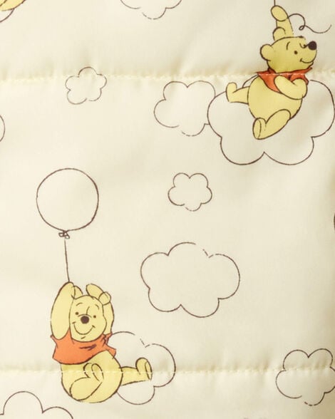 Baby Boy 1-Piece Disney© Winnie the Pooh Pram Snowsuit - Yellow/Cream