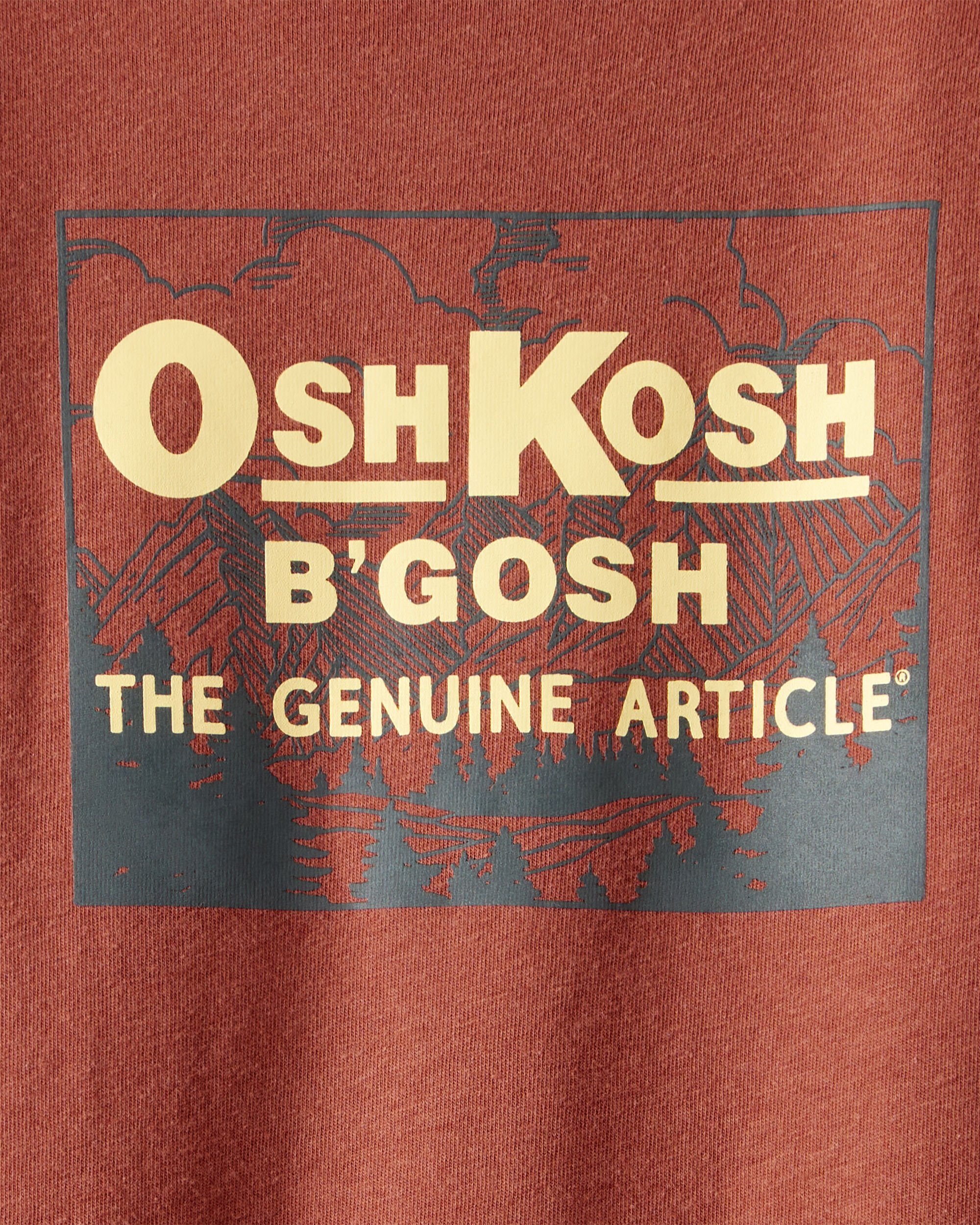 Toddler Boy Vintage OshKosh B'Gosh Long-Sleeve Graphic Tee - Brown