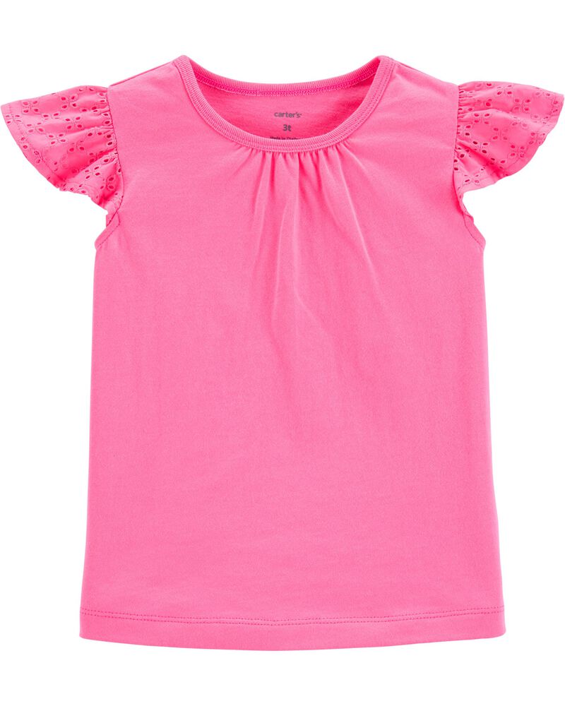 2Piece Flutter Tee & Floral Skirtall Set