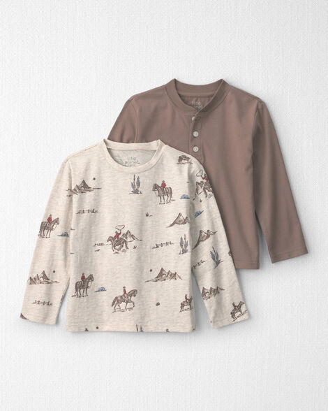 Toddler Boy 2-Pack Organic Cotton Tops