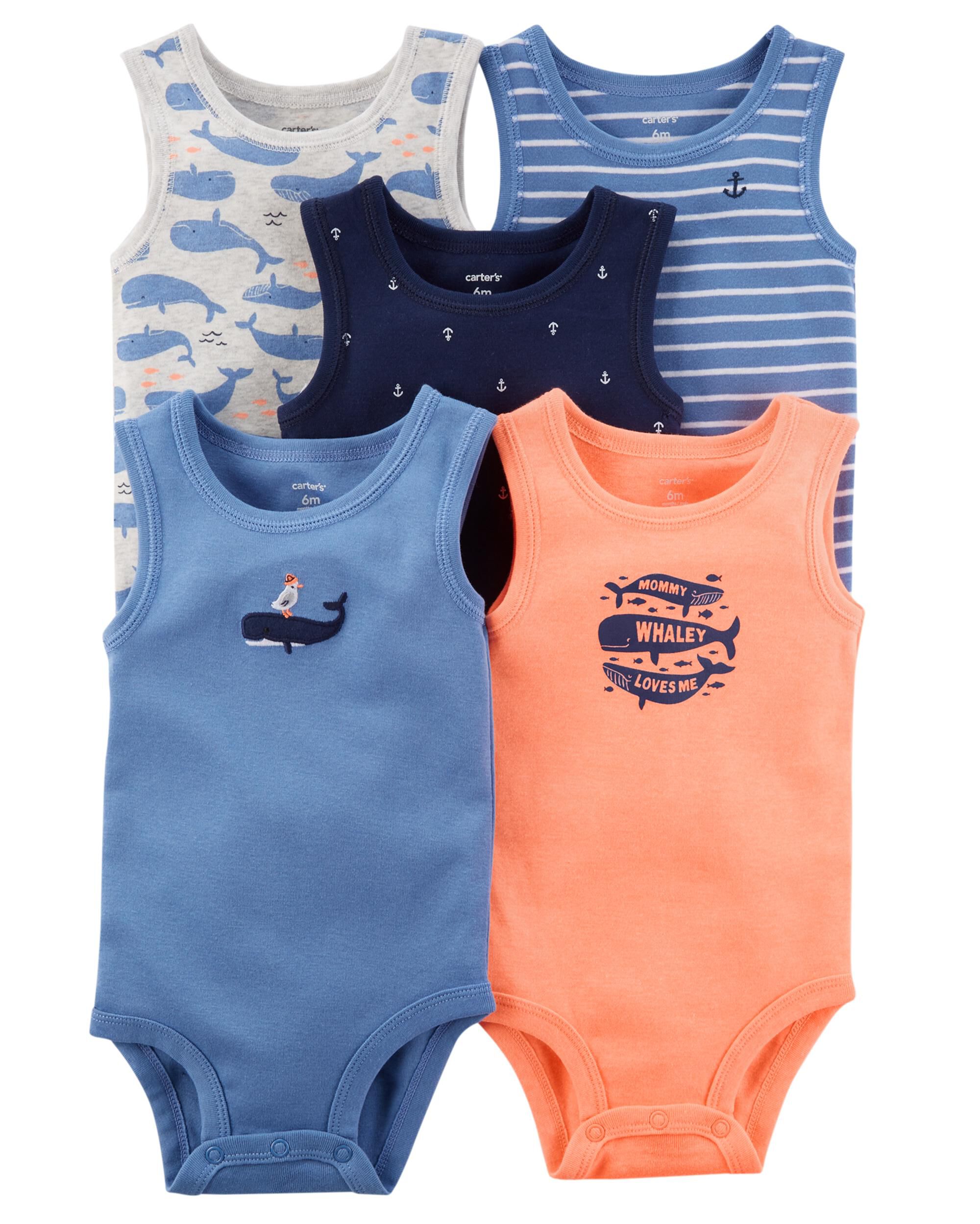 carter's sleeveless onesies
