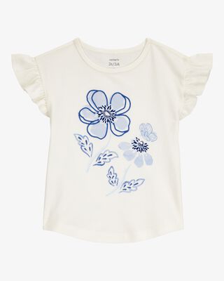 Product image 1 of Baby Short-Sleeve Fashion Top - White