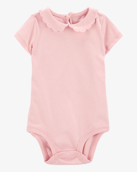 Product image 1 of Baby Scalloped Peter Pan Collar Jersey Bodysuit