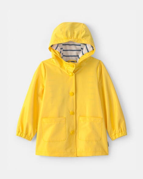 toddler boy raincoat - yellow