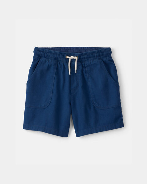boys twill shorts - blue