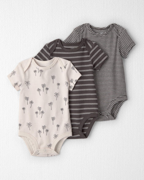 Baby 3-Pack Organic Cotton Bodysuits