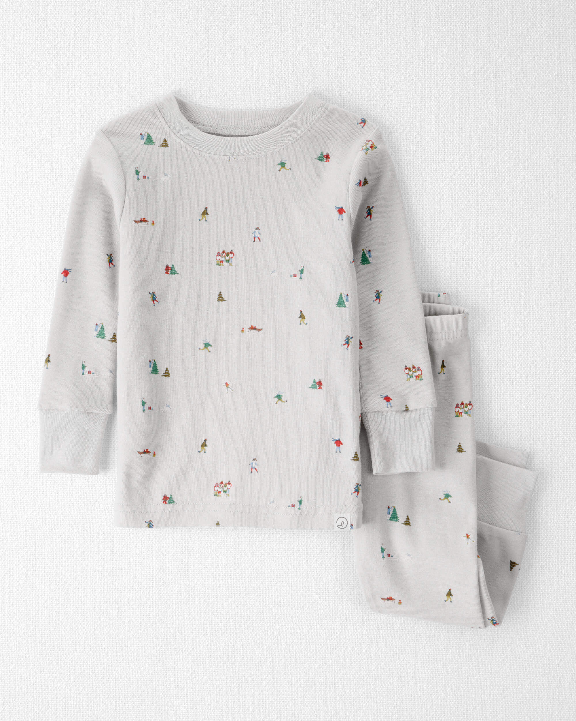 Baby Organic Cotton Pajamas Frosted Trail Print