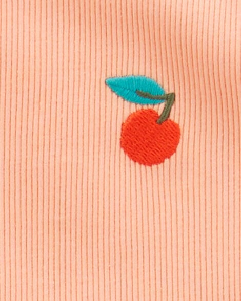 Product image 2 of Kid 2-Piece Peach Tank & Short Set