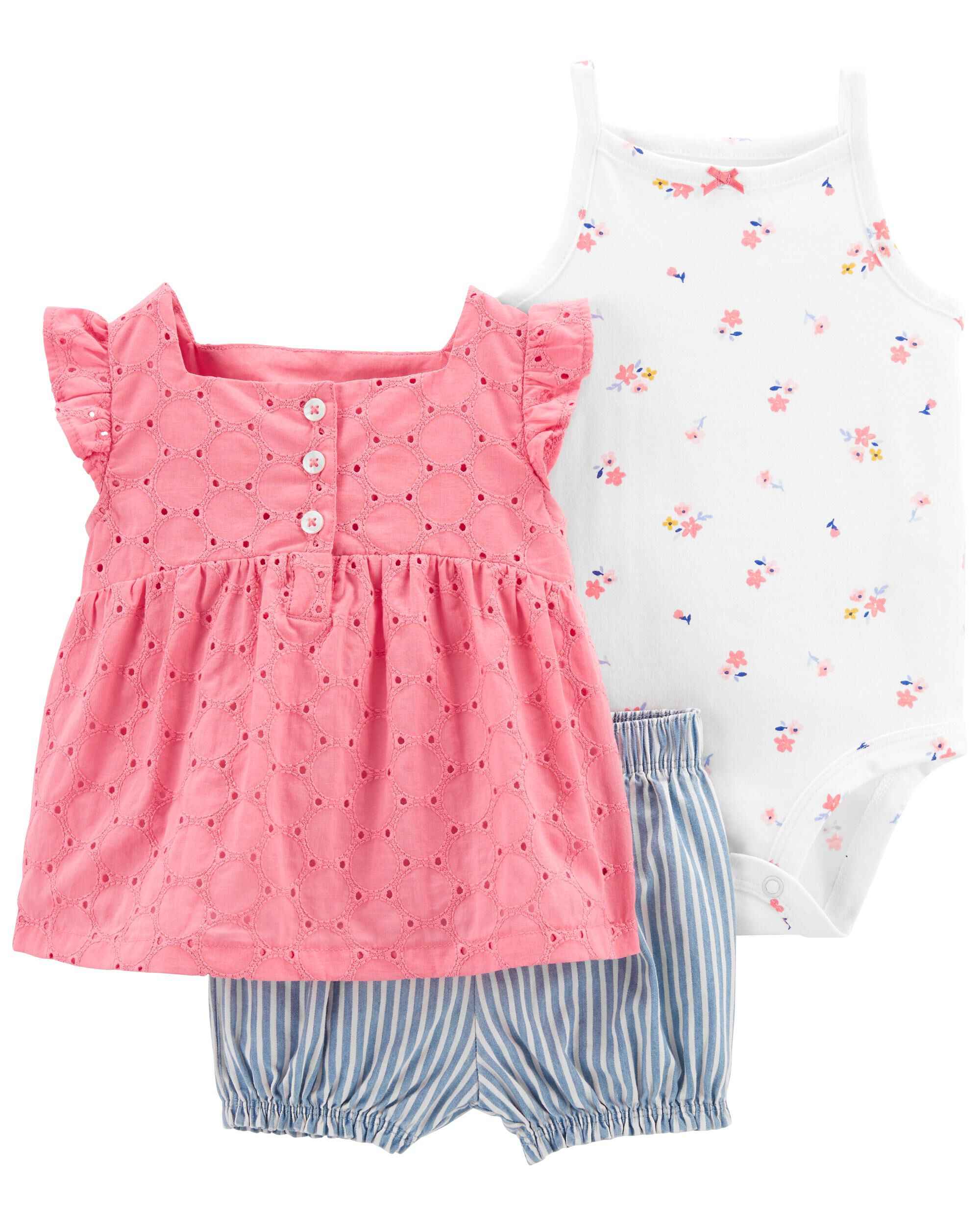 Just Arrived: Baby Girl Short Sets | Carter's | Free Shipping