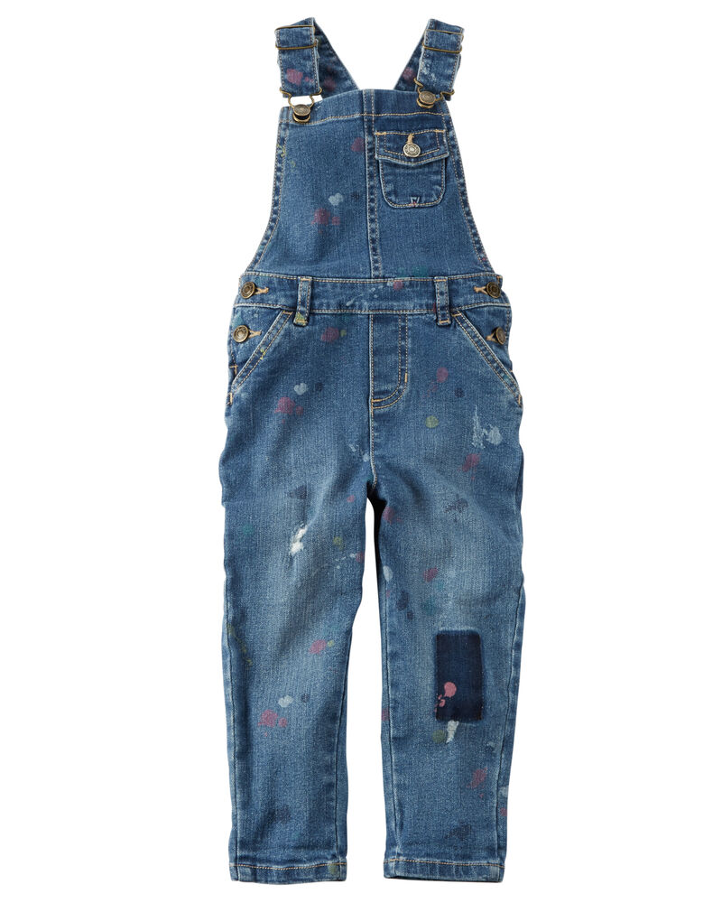 Paint Splatter Denim Overalls Carters Com