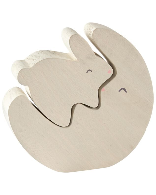 Product image 1 of Baby Little Planet Bunny Wooden Puzzle