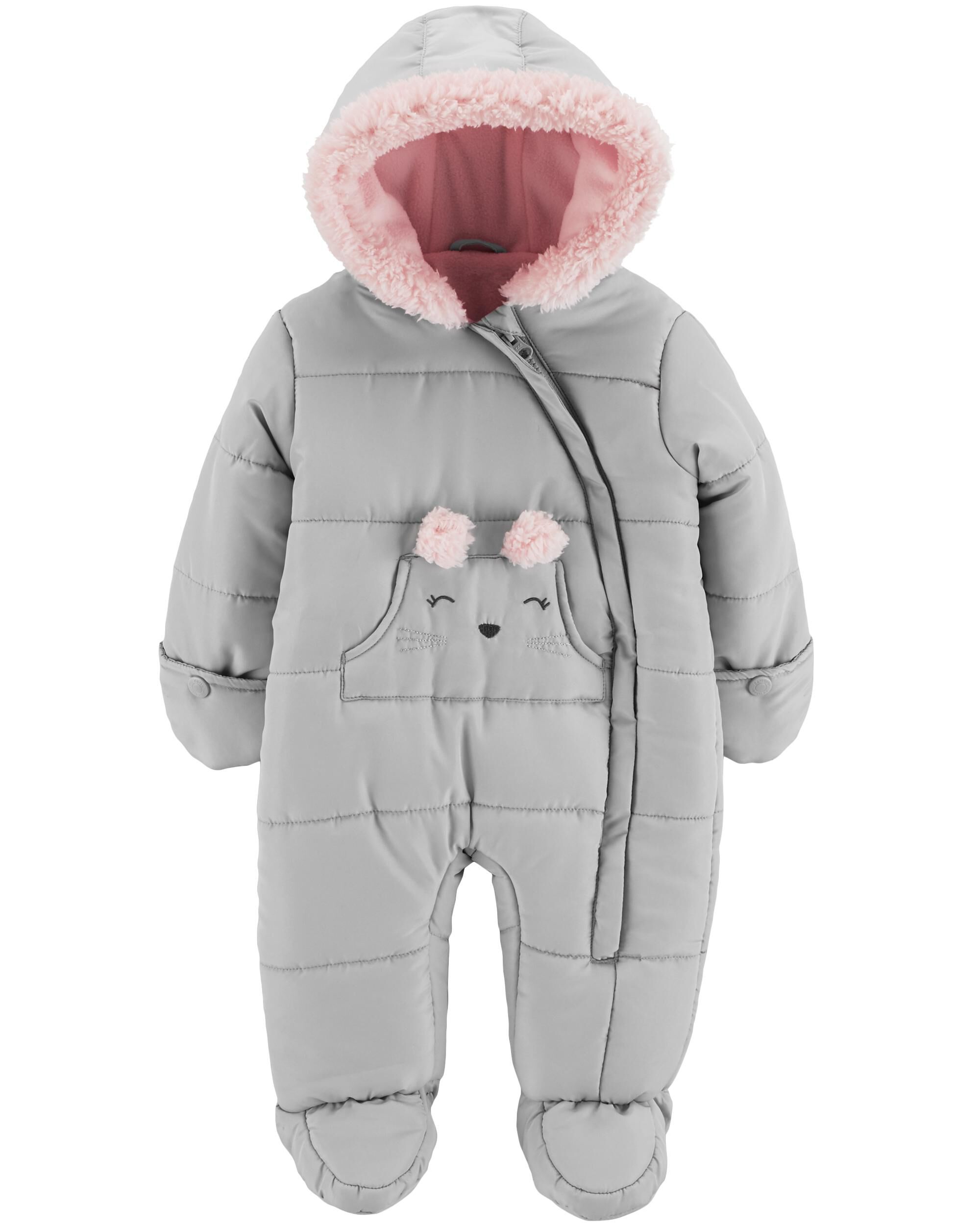 carters one piece snow suit